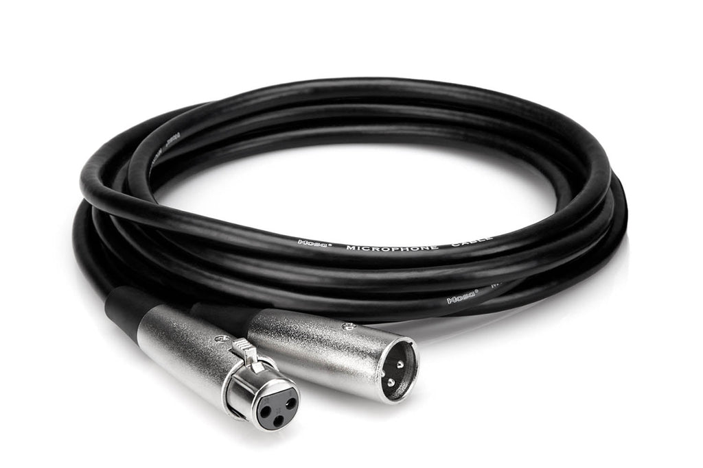 Hosa MCL-125 Microphone Cable DJ Package XLR3F to XLR3M (25 Feet) - 4 Pack