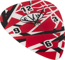 Charger l'image dans la galerie, EVH 0227281000 Pick Shape Clock, Red/White/Black Stripes