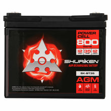Load image into Gallery viewer, Shuriken SK-BT35 12V High Performance AGM Power Cell Battery for Systems Up To 800 Watts