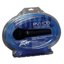 Load image into Gallery viewer, Peavey PVI 100 1/4&quot; Dynamic Cardioid Microphone with 1/4&quot; Cable