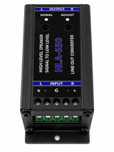 Charger l'image dans la galerie, Absolute HLA550 2 Channel High Level to Low Converter Line Output w/ Ground Loop