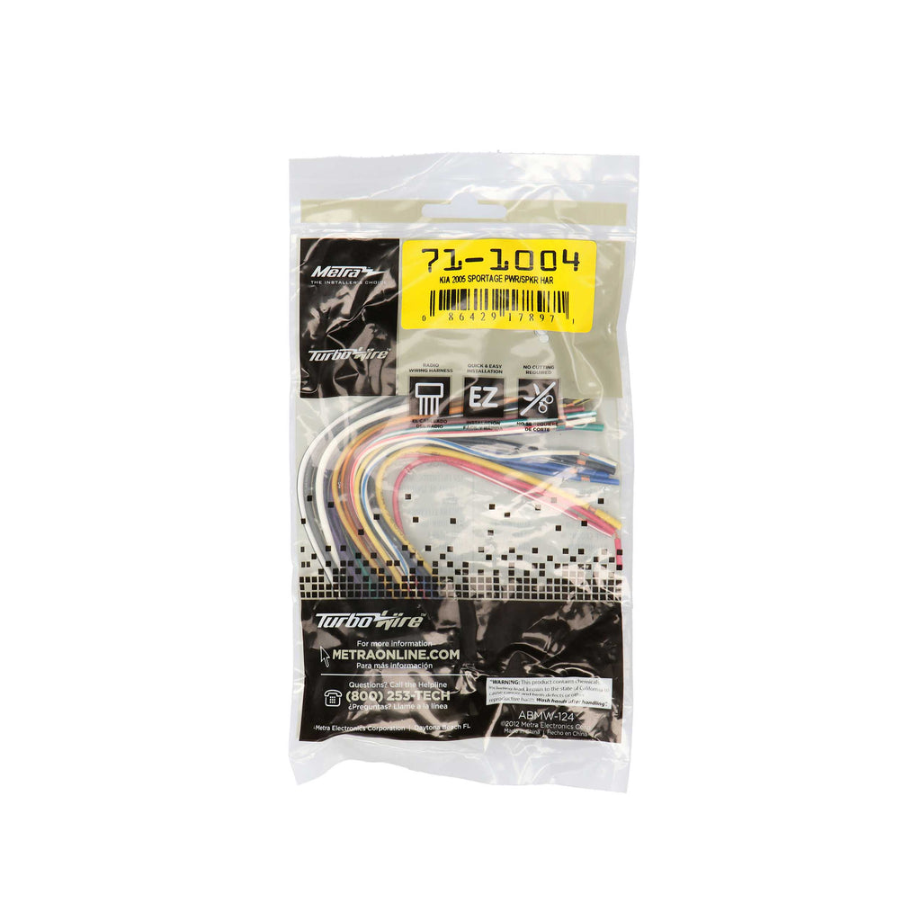 Metra 71-1004 Harness Compatible Fits for Hyundai Kia 2005-2010