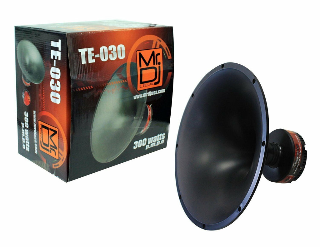 Mr. Dj USA TE-030 12-Inch 300 Watts P.M.P.O Piezo Horn Tweeter