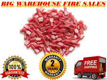 Load image into Gallery viewer, 100pcs Red Nylon Female Quick Disconnect Insulated Connectors 22-18 Gauge .187