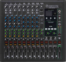 Load image into Gallery viewer, Mackie Onyx12, 12 Channel Premium Audio Mixer with Multitrack USB