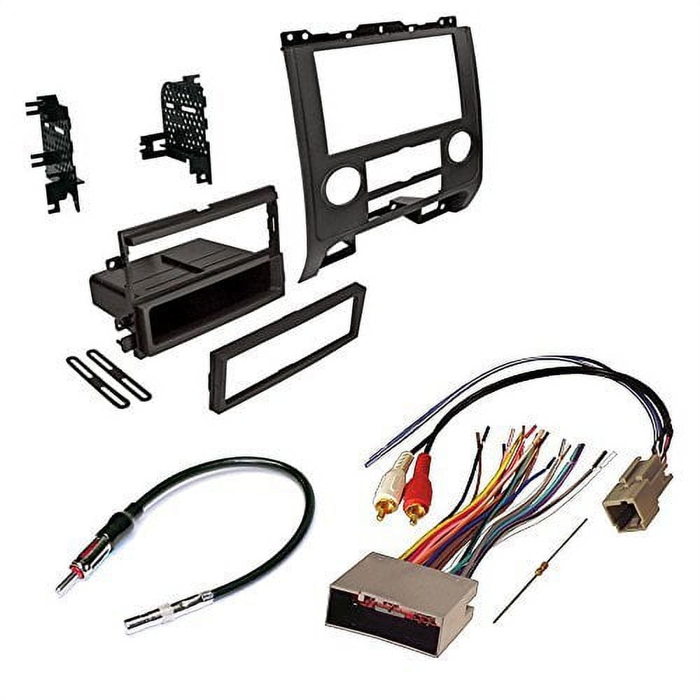 AT Compatible with Ford 2008-2012 Escape car radio stereo radio kit dash installation mounting w/ wiring harness and radio antenna