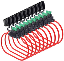 Load image into Gallery viewer, 8 Gauge APX MAXI Inline Blade Fuse Holder w/Waterproof Cap Heavy Duty - 10 PCS