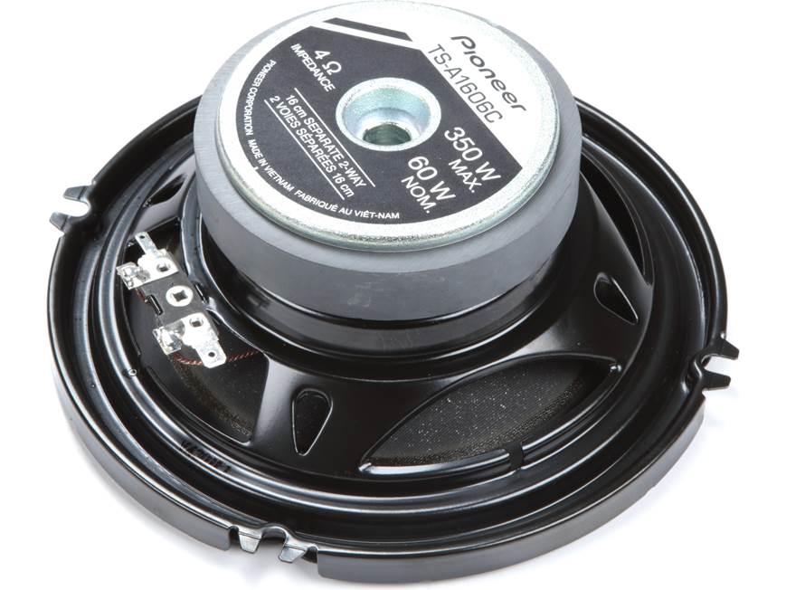 Pioneer TS-A1606C 6-1/2" 2-Way Component Car Speaker System 350W Power