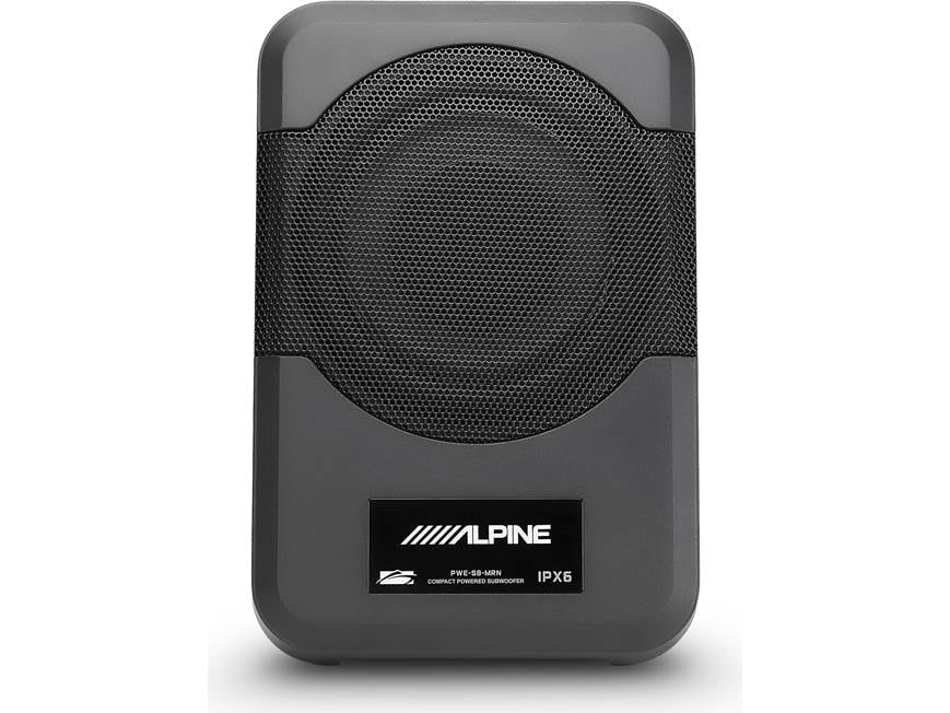 Alpine PWE-S8-MRN 240W Loaded Single 8" Amplified Marine Enclosure