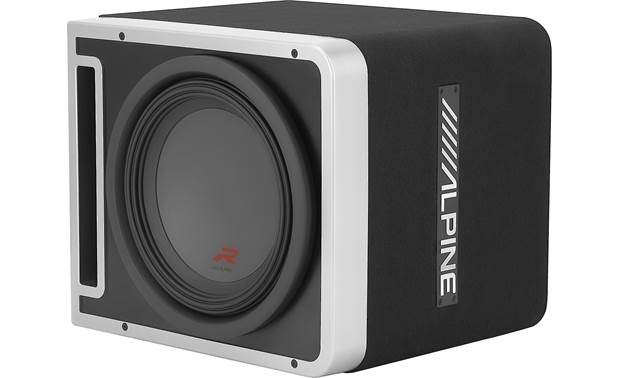 2 Alpine R-SB12V Loaded 12" 750w R-W12D4 Subwoofers + Ported Sub Enclosure Box