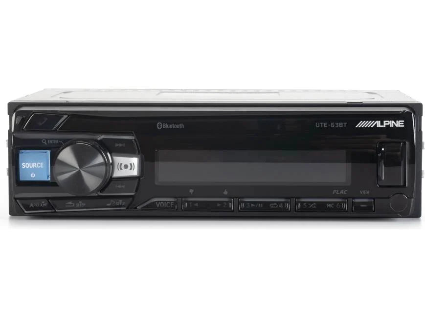 Alpine UTE-63BT Shallow-Chassis Bluetooth Digital Media Receiver