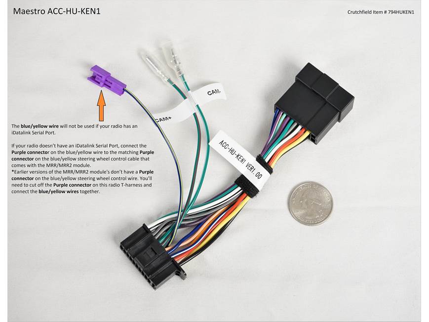 iDatalink Maestro ACC-HU-KEN1 Brand-specific Harness