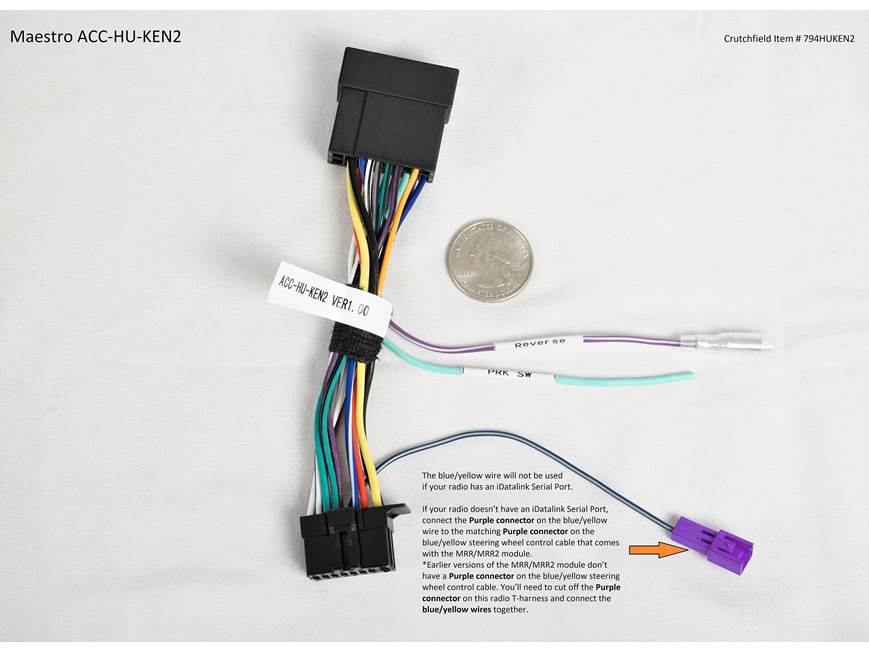 iDatalink Maestro ACC-HU-KEN2 Brand-specific Harness