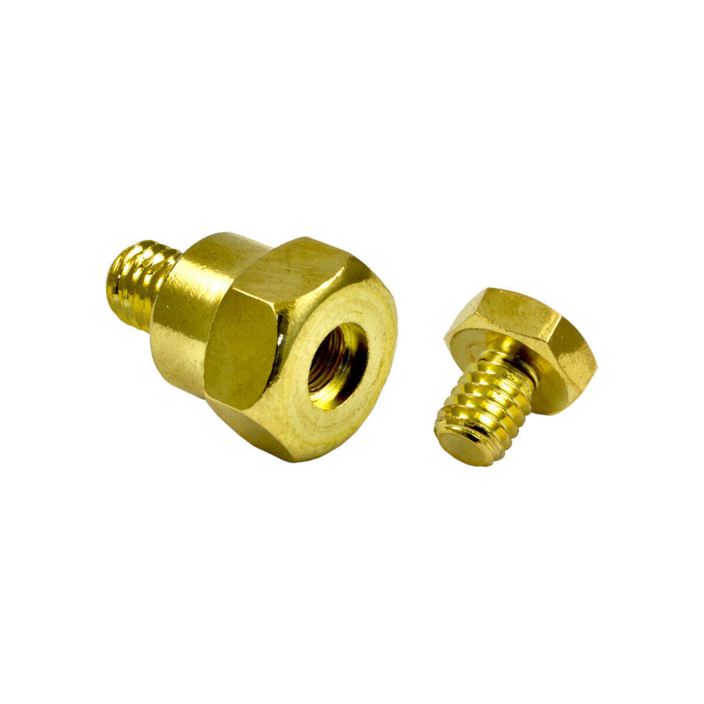 American Terminal GMBAT-1 GM Side Post Terminals <br/>GM Short Side Post Mount Positive Negative Battery Terminal Gold Plated