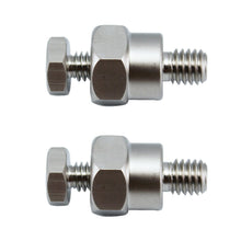 Charger l&#39;image dans la galerie, 2 American Terminal GMBAT-1C GM Side Post Terminals &lt;br/&gt;GM Short Side Post Mount Positive Negative Battery Terminal Chrome Plated