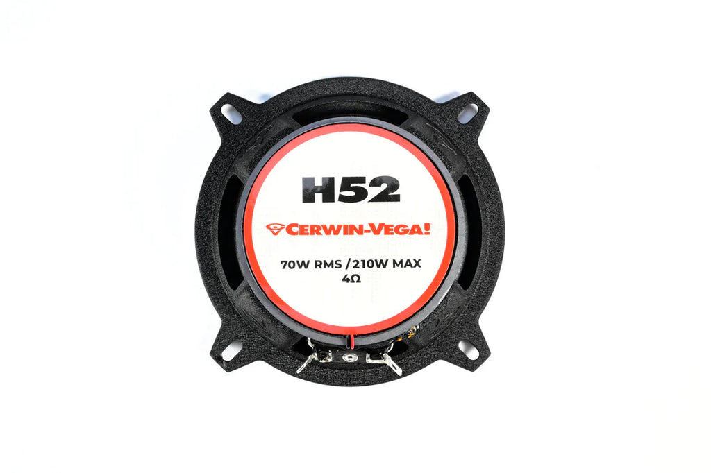Cerwin Vega H52 HED 2025 Edition 5.25” 2-Way Coaxial Full Range Speaker Set