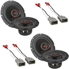 Charger l'image dans la galerie, 2 Pair CERWIN-VEGA 3-Way Coaxial Speakers (6.5", 340 Watts max) + Harness For Honda