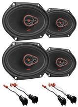 Charger l'image dans la galerie, 2 Pair Cerwin-Vega H7683 3 Way 6"x8" (5x7") Speakers Compatible 01-05 Ford Explorer Sport Trac