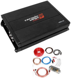 Cerwin Vega H800.4D HED 4-Ch 800W Full Class-D Amplifier + 0 Gauge Amp Kit