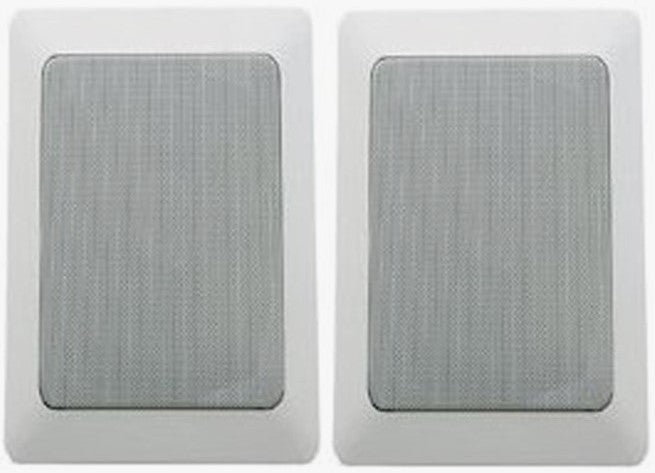 2 Absolute HCS605 6.5" 8 Ohm 2-Way Rectangle Mount In-Ceiling Speakers