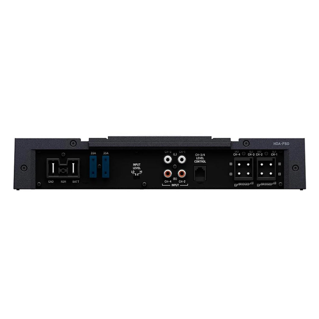 Alpine HDA-F60+R2-A150M Status Hi-Res 4-Ch & Mono Sub Amp Bundle