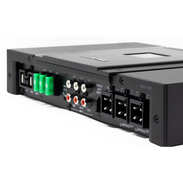 Alpine HDA-V90 5CH Amplifier 100W x 4 + 500W x 1 Bundle