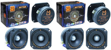 Charger l'image dans la galerie, 2 MR DJ HDT700B 3.5" Titanium Bullet High Compression Tweeter Car Van ATV UTV Marine Boat Motorcycle Motorsports Competition