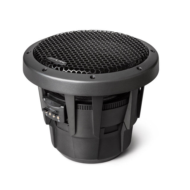 Alpine HDZ-W10 10" Subwoofer 2400W Dual 4-Ohm + Grille Bundle