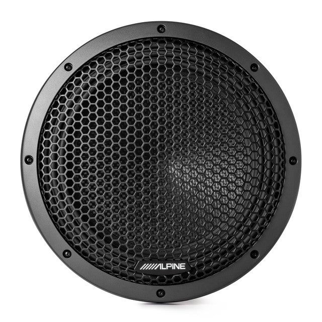 Alpine HDZ-W12 12" Subwoofer 2400W Dual 4-Ohm + Grille Bundle