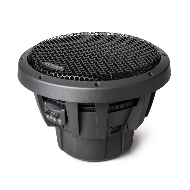 Alpine HDZ-W12 12" Subwoofer 2400W Dual 4-Ohm + Grille Bundle