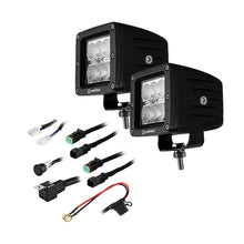 Charger l'image dans la galerie, Heise HE-CL32PK 18W Universal 3" 6 LED Cube Flood Light with Harness
