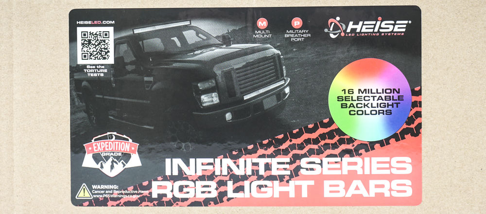 Heise HE-INFIN40 114W Universal 40" Infinite Series RGB 76 LED Light Bar