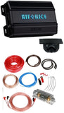 Hifonics ZD-1350.1D 1350 Watt Mono Amplifier 1 Ohm Car Audio Class-D Amp + 4 Gauge Amp Kit