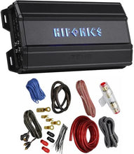 Charger l'image dans la galerie, Hifonics ZD-1950.1D 1950W Peak Class D Zeus Monoblock Car Amplifier + 4 Gauge Amp Kit