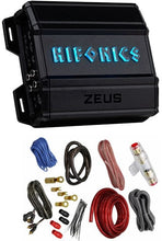 Load image into Gallery viewer, Hifonics ZD-750.4D 750 Watt RMS Zeus Delta Series Class-D 4-Channel Car Amplifier + 4 Gauge Amp Kit
