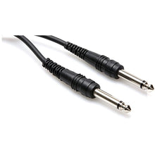 Load image into Gallery viewer, Hosa CPP-101 Interconnect Cable - 1/4-inch TS Male to 1/4-inch TS Male - 1 foot