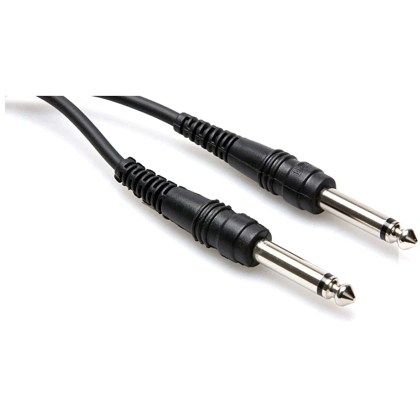 Hosa CPP-103 Interconnect Cable - 1/4-inch TS Male to 1/4-inch TS Male - 3 foot