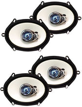 Charger l'image dans la galerie, 2 Pair Absolute HQ573 5x7" 3-Way Front &amp; Rear Speakers Fit 1999-2014 F-250/350