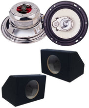 Load image into Gallery viewer, Absolute HQ-653 6-1/2&quot; 420 Watts 3-way Speakers + 6.5&quot; Enclosures Box