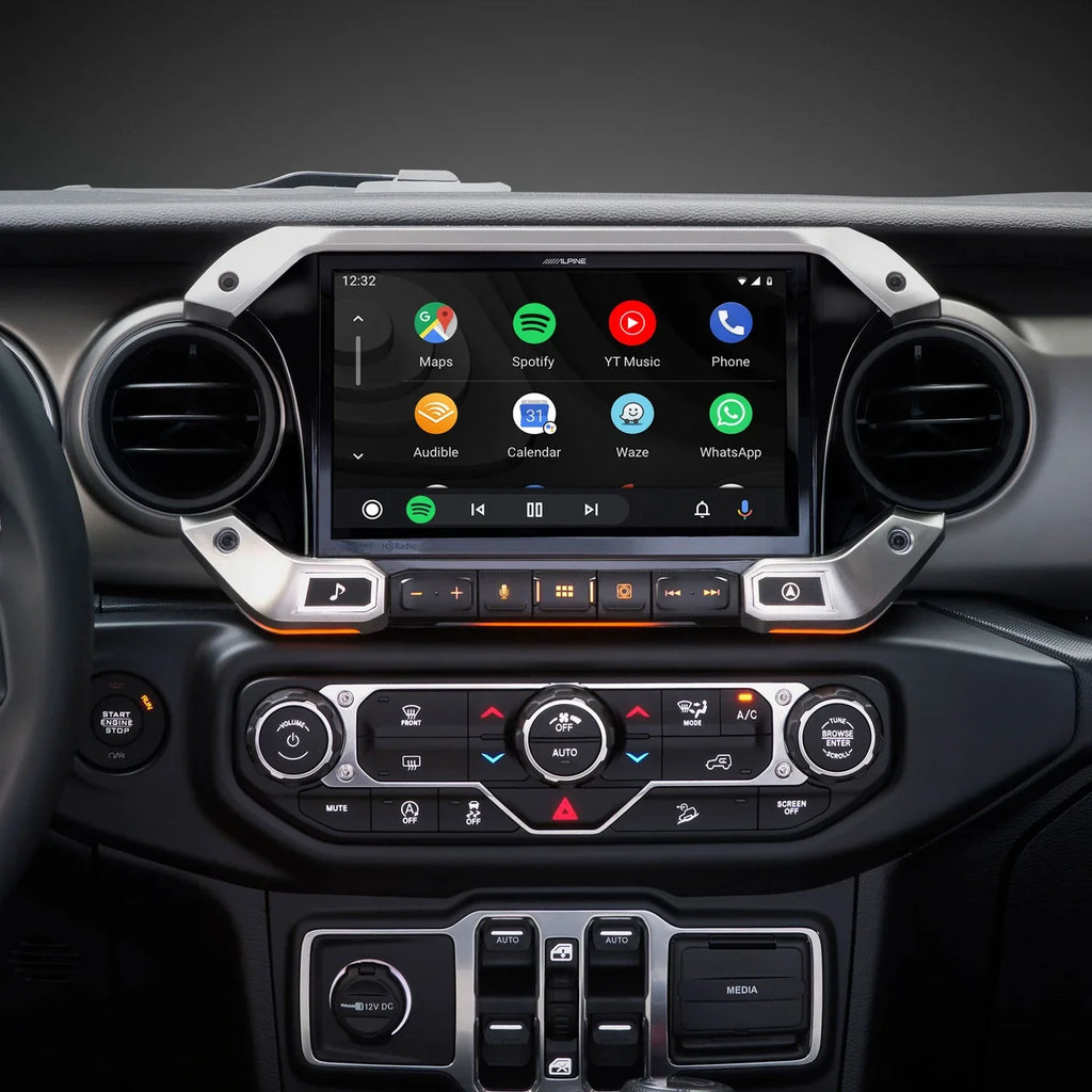 Alpine JL Wrangler i509-WRA-JL SPV-10TW-WRA Premium Audio Integration Dash Camera Sirius Tuner Bundle