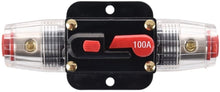 Load image into Gallery viewer, Absolute ICB100 100 Amp Circuit Breaker 4/8 AWG Inline Manual Reset Fuse Holder