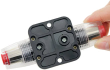Charger l'image dans la galerie, Absolute ICB250 4/8 AWG 250 Amp in-line Circuit Breaker with Manual Reset Car Auto Marine Boat Stereo