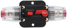 Load image into Gallery viewer, Absolute ICB80 80 Amp Circuit Breaker 4/8 AWG Inline Manual Reset Fuse Holder