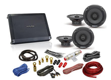 Load image into Gallery viewer, 2 Alpine SPE-6000 6.5&quot; 480 Watt Car Audio Speakers+BBX-T600 2 Channel Amplifier + Absolute KIT4 4G Amp Kit