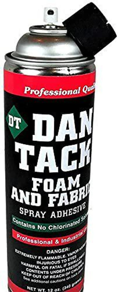 3 Dan Tack 2012 professional quality foam & fabric spray glue adhesive Can 12 oz