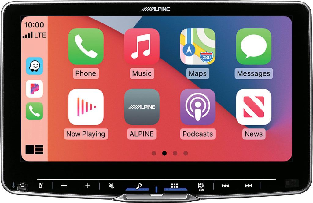 Alpine ILX-F509 Halo 9" Digital Multimedia Receiver & HCE-RCAM-WRA Backup Camera