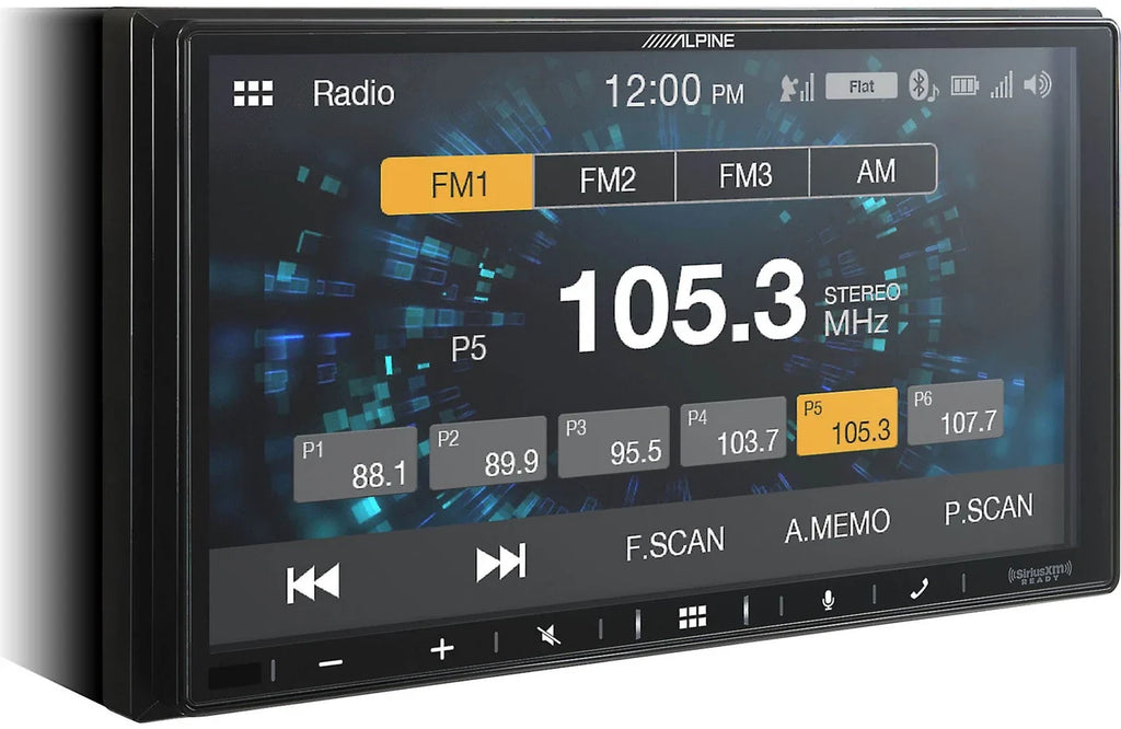 Alpine iLX-W670 7" Bluetooth Carplay +KTA-450 Power Pack + Accessory Bundle