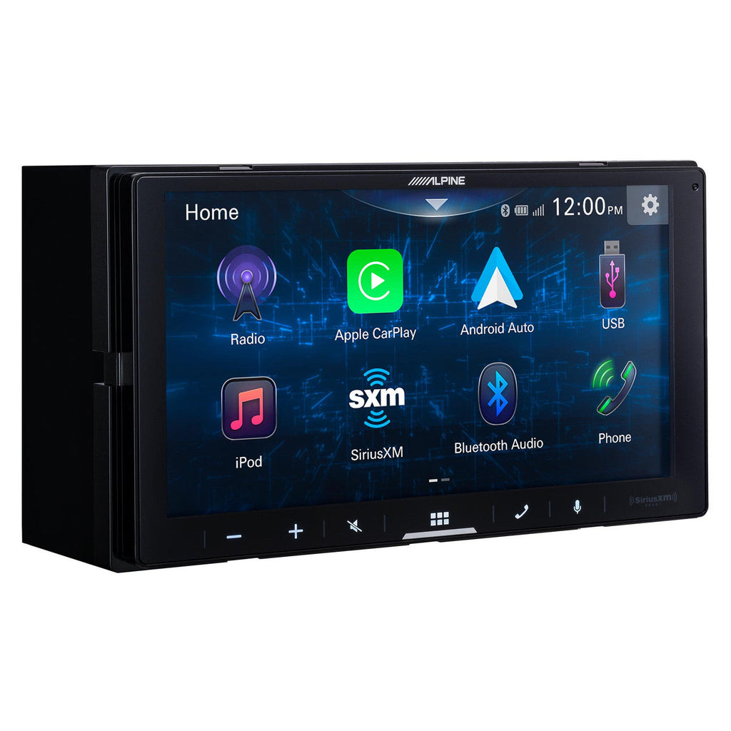 Alpine ILX-W770-M Digital Multimedia Wireless CarPlay Android Auto Compatibility Bundle