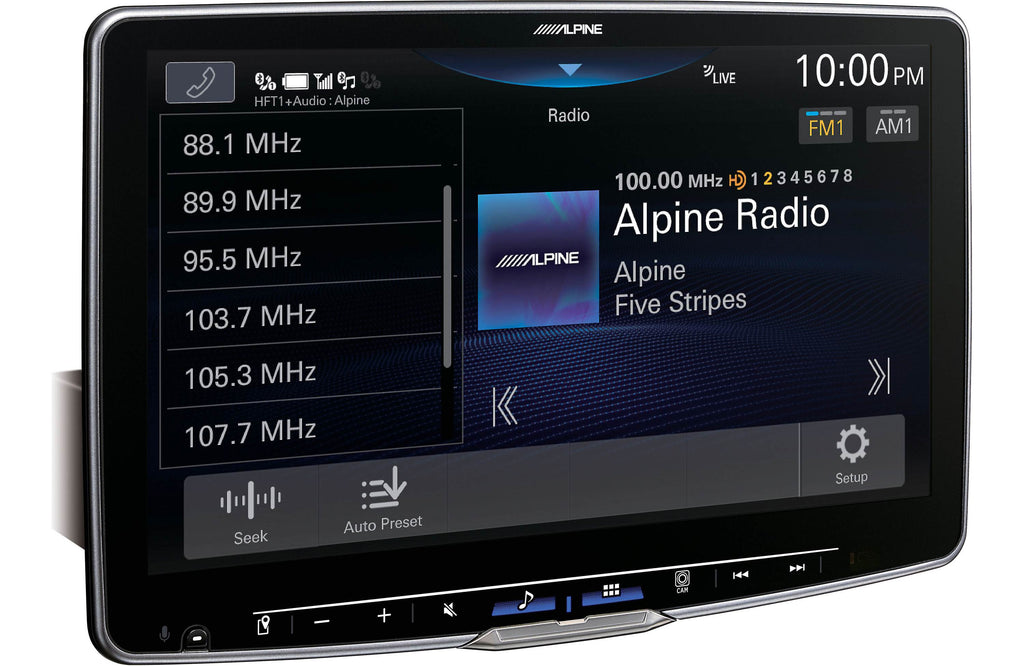 Alpine ILX-F511 11" Multimedia w/ License Plate Camera & SiriusXM Tuner