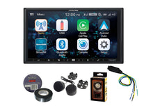 Load image into Gallery viewer, Alpine iLX-W670 7&quot; Mech-Less Receiver Compatible with Apple CarPlay and Android Auto +Absolute Video in Motion trigger interface for Double DIN Stereo&#39;s+Free Tweeter + Mobile Holder+Electrical Tape